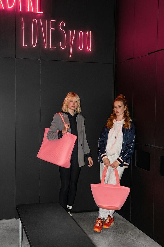 Shopper Mesh M Torba, koralna