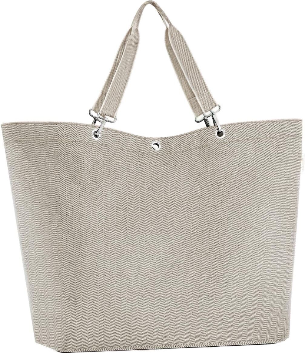 Shopper Tasche XL cremefarbig