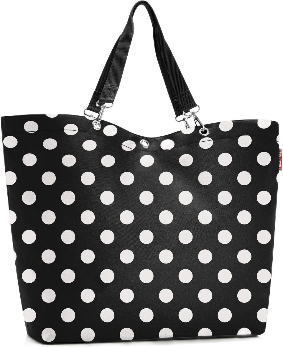 Shopper Tasche XL weißgetupft