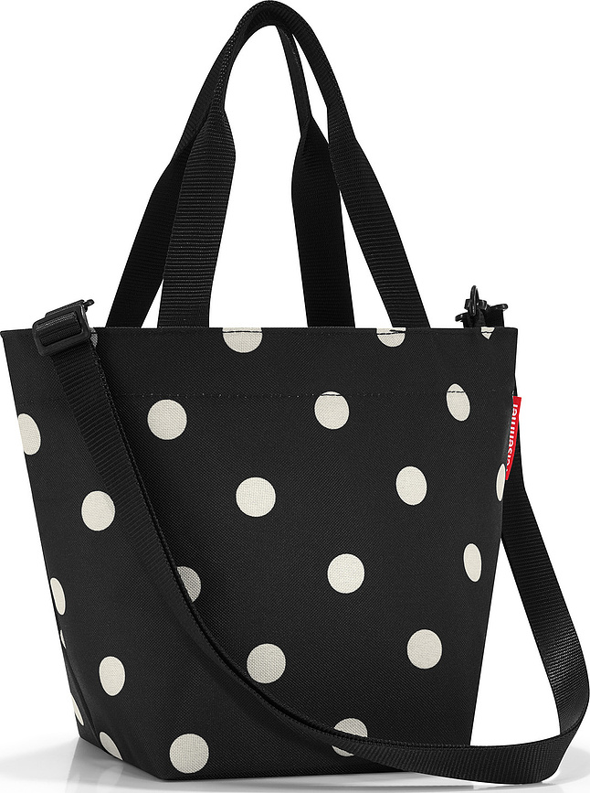Shopper Tasche XS gepunktet schwarz
