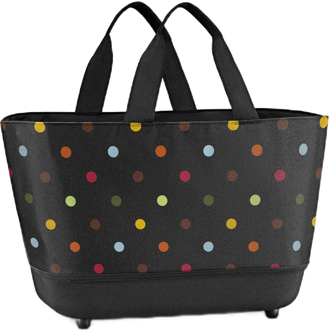 Shoppingbasket Tasche mit bunten Punkten