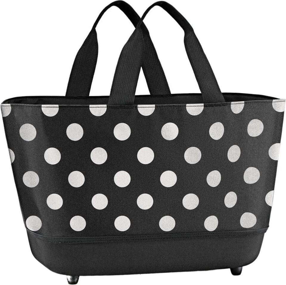 Shoppingbasket Tasche weißgetupft