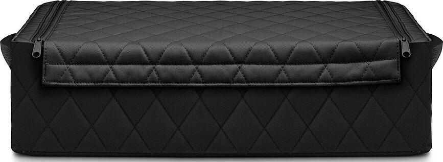 Storagebox Low Boîte de Rangement, gris clair, matelassée