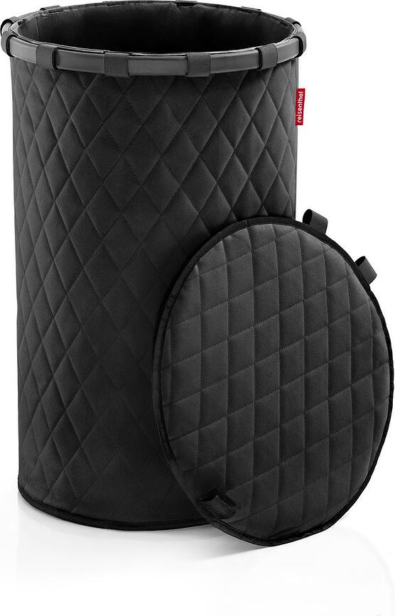 Tapa acolchada Homebasket, para cesta, gris claro