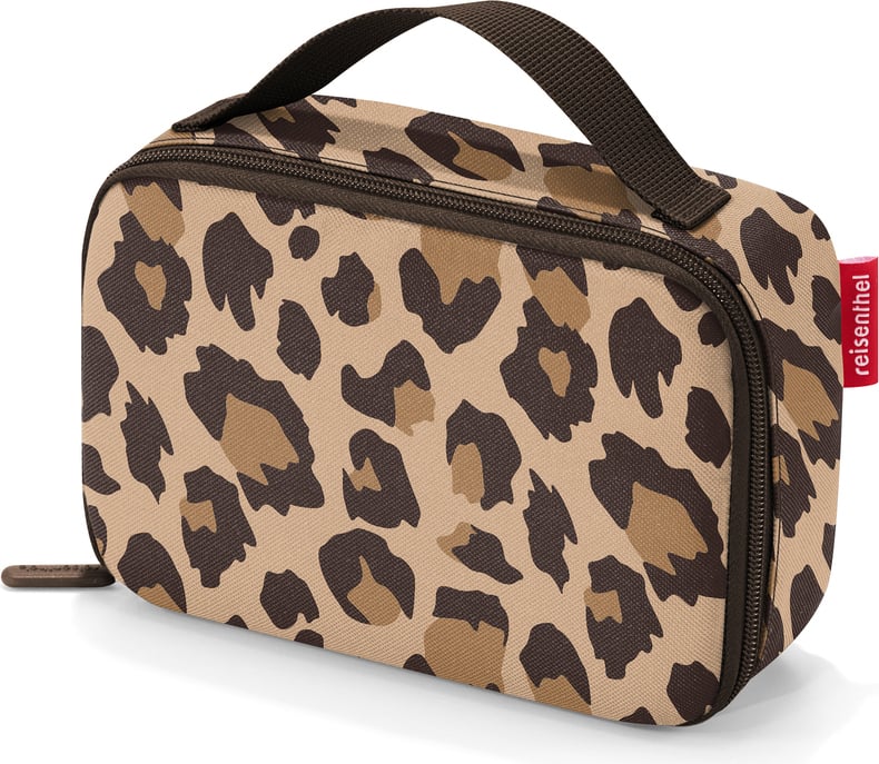 Thermocase Kühltasche, braun, Leopardenmuster
