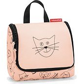 Toiletbag Beautician case S Cats And Dogs peach