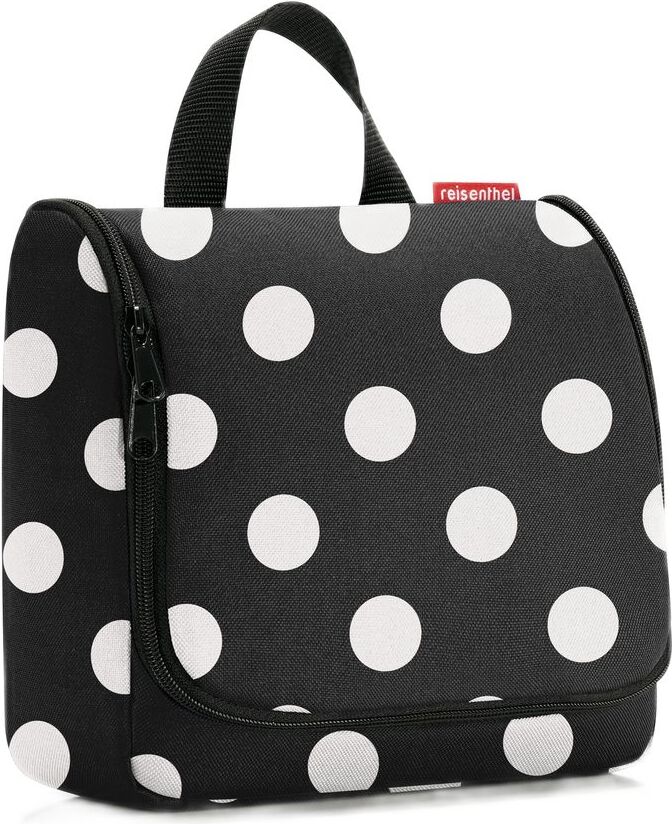 Toiletbag Kosmetiktasche weißgetupft