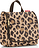 Toiletbag Kosmetisk Väska, leopardmönstrad, brun