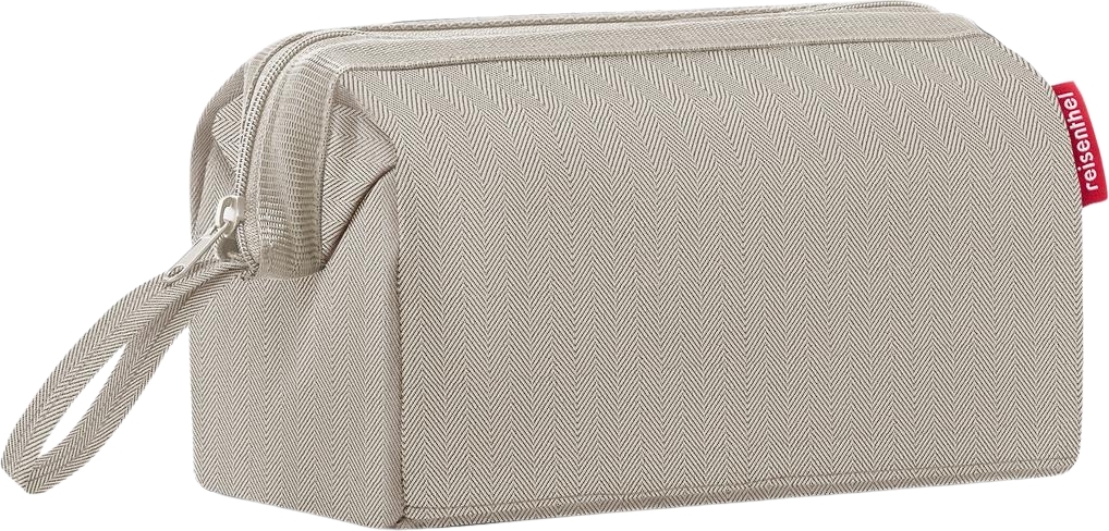 Travelcosmetic Kosmetiktasche cremefarbig