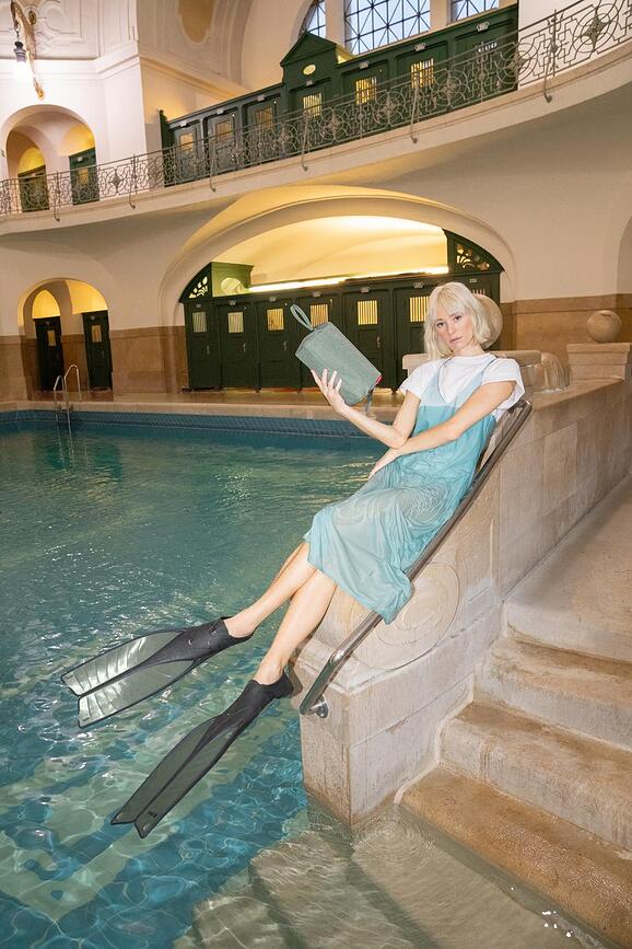 Travelcosmetic Kozmetična torbica, pikčasta