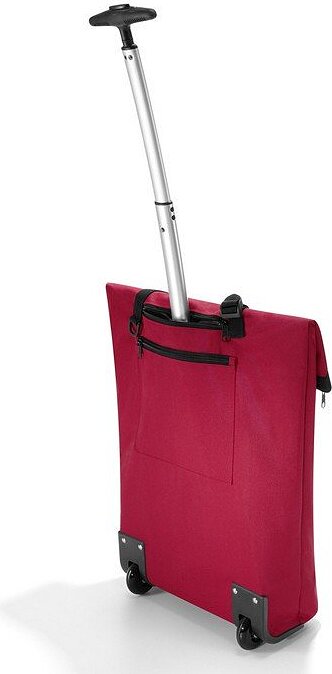 Trolley Καρότσι Αγορών με πουά, M, μαύρο