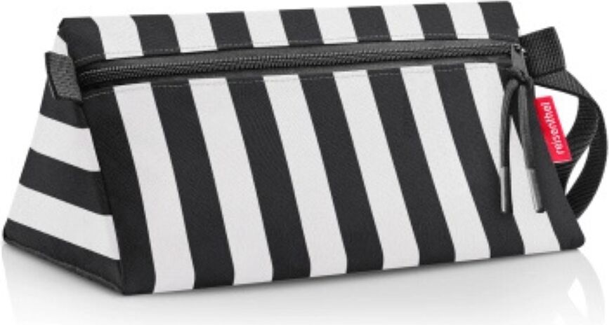 Trousse de toilette Maxi Case à rayures, en matière recyclée