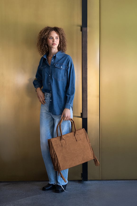 Τσάντα Daily Shopper Western από ανακυκλωμένα υλικά
