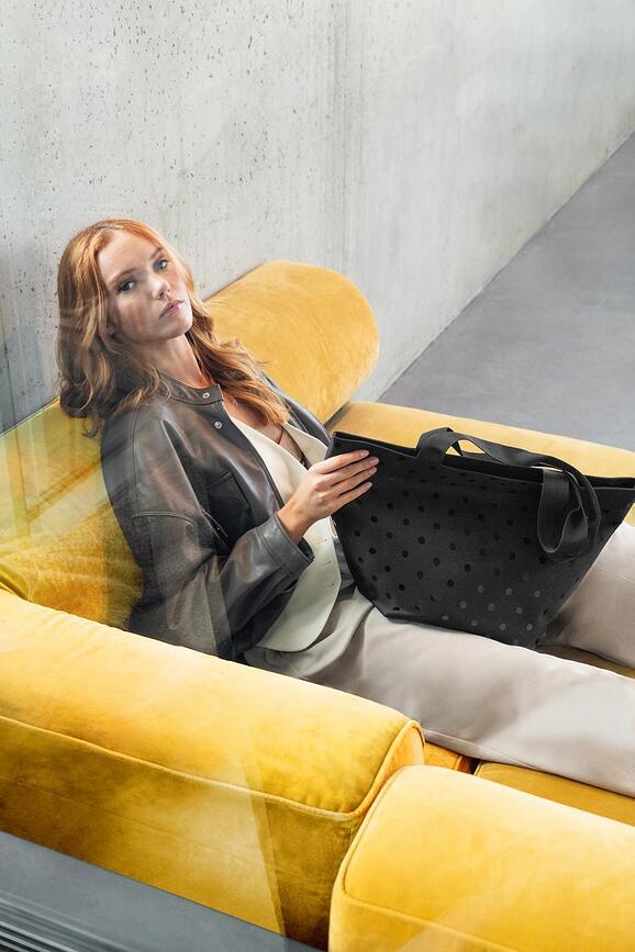 Flora Τσάντα Shopper, M, μπλε