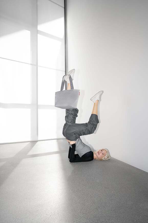 Flora Τσάντα Shopper, M, μπλε