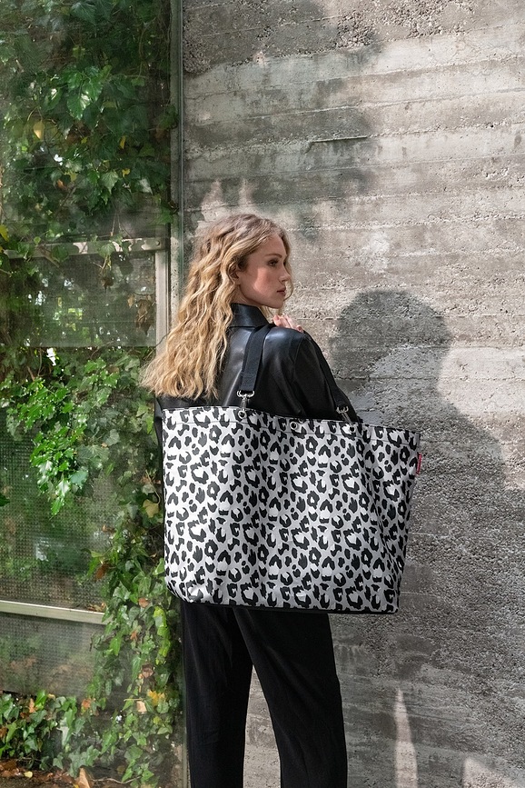 Τσάντα Shopper, XL, λεοπάρ
