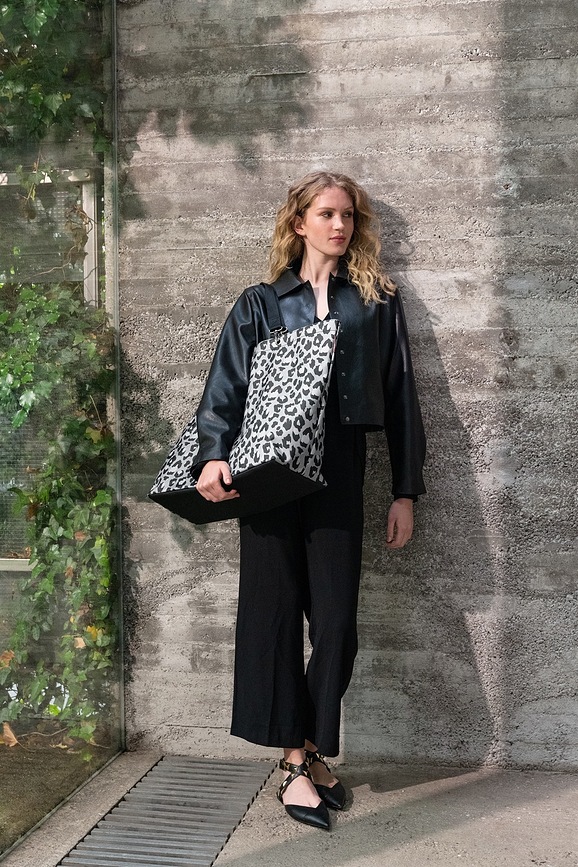 Τσάντα Shopper, XL, λεοπάρ