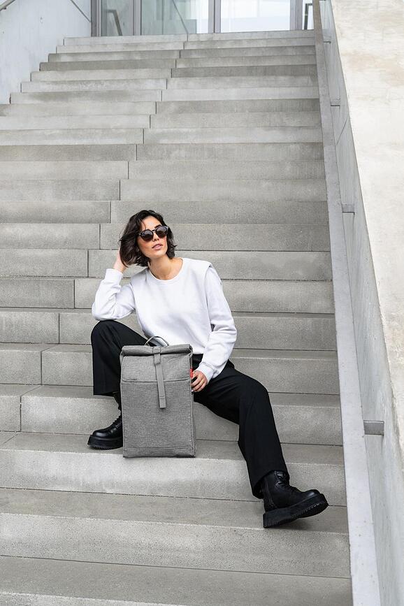 Urban Rolltop Sac à dos, gris foncé