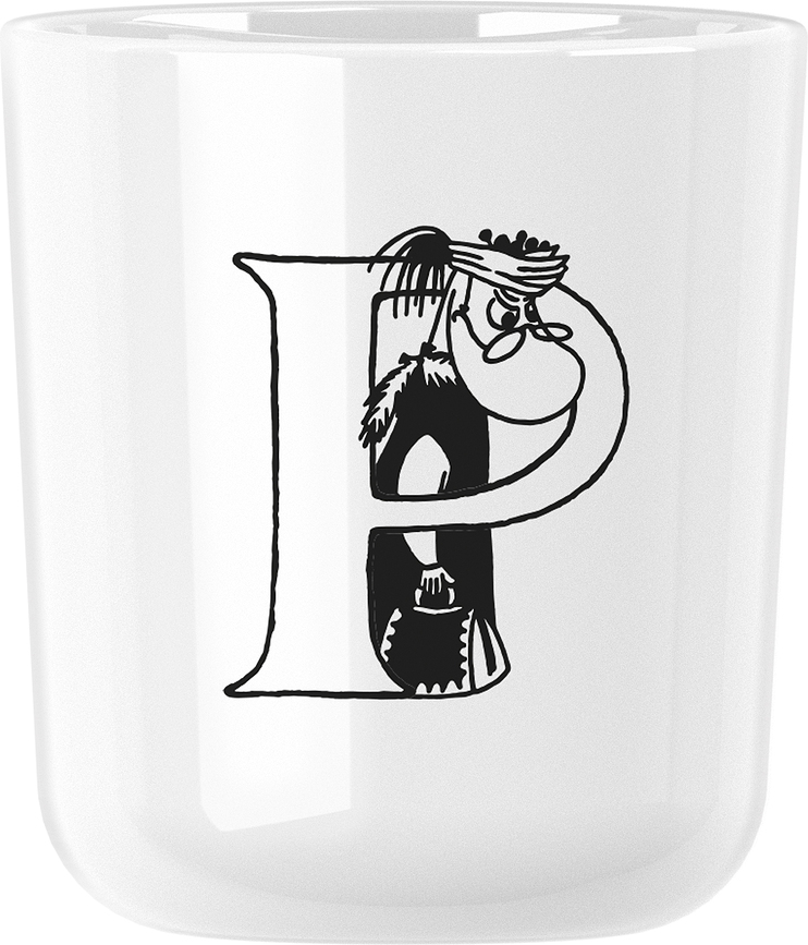 ABC Mumin P Skodelica, z motivom Muminov