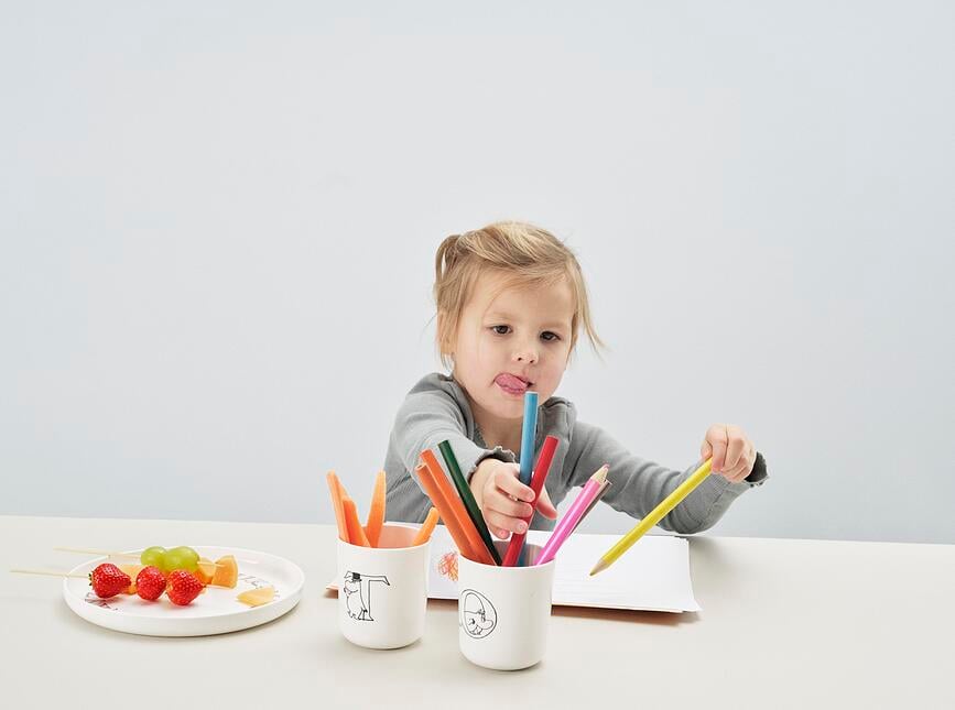 ABC Mumini Tanjur dječji tirkizni