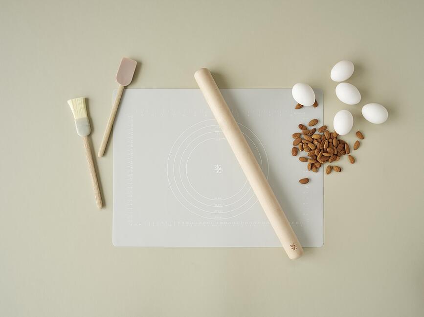 Bake-It Rouleau à Pâtisserie avec tapis de cuisson