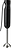 Блендер ручний Foodie, чорний