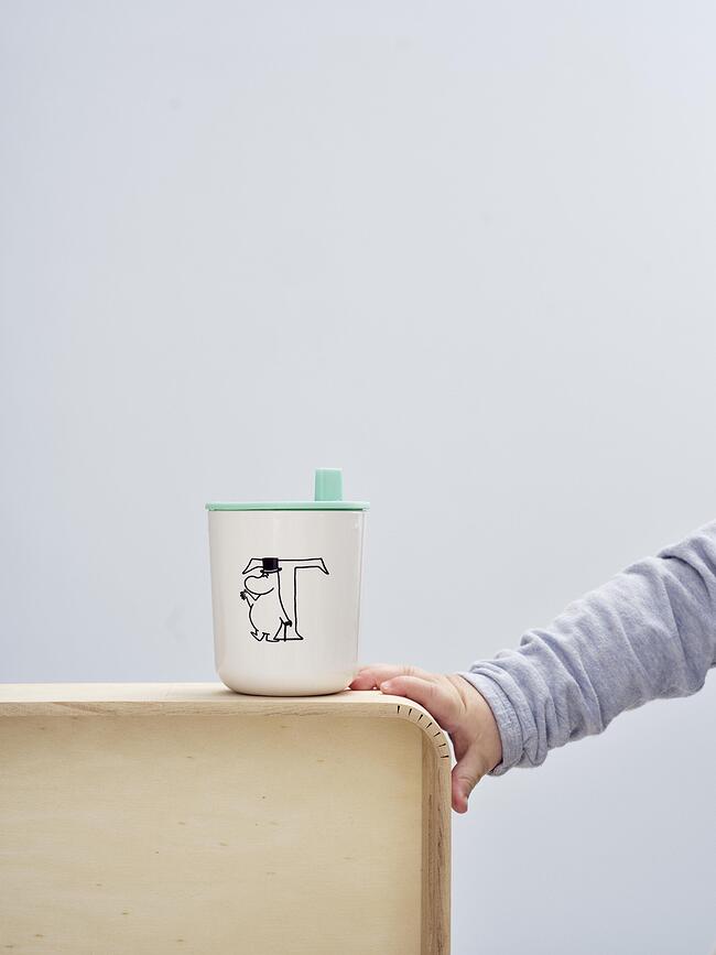 Boquilla para tazas ABC Moomin, turquesa