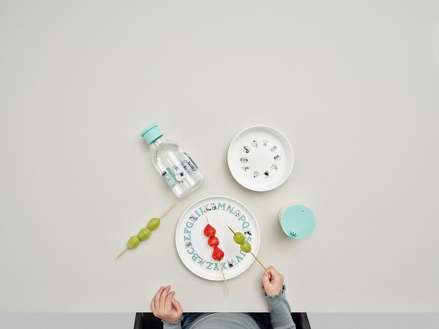 Botella de agua Drink-It Moomin, 500 ml, salmón