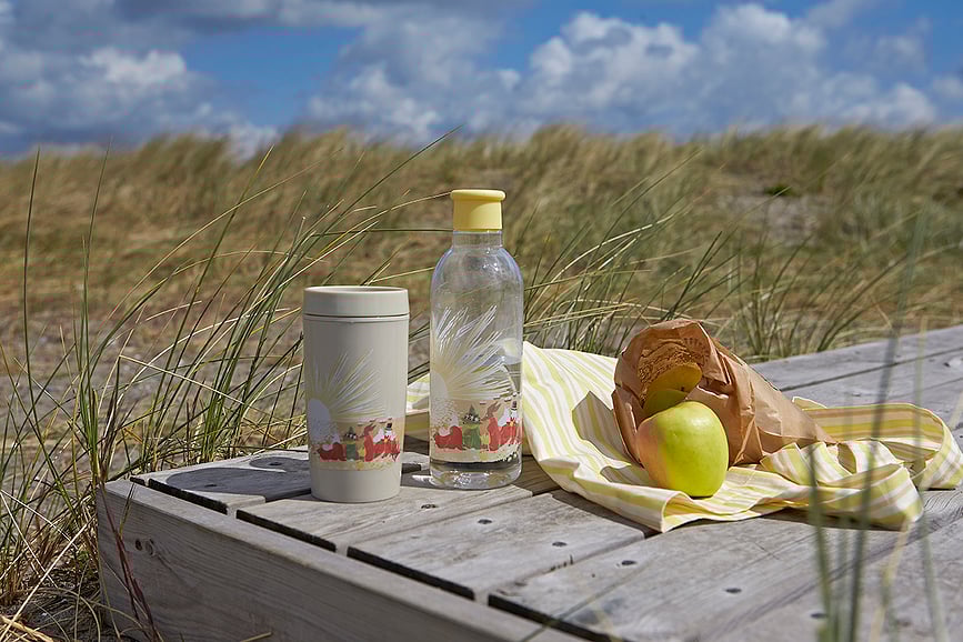 Botella de Agua Drink-It Moomin, blanca