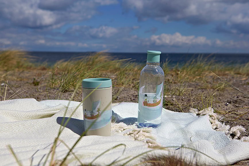 Botella de Agua Drink-It Moomin, blanca