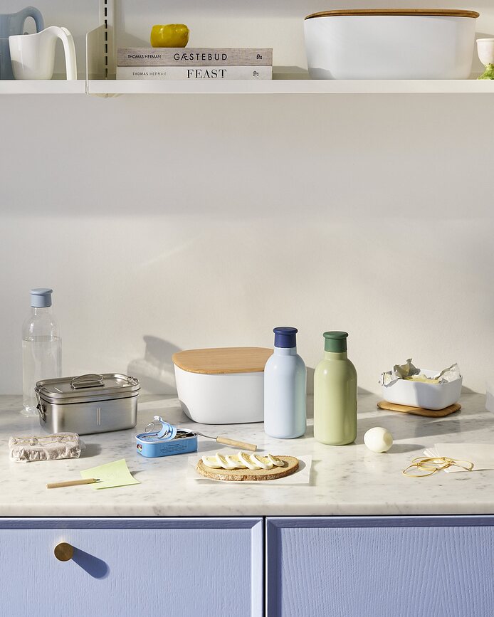 Box-it L Posoda za kruh, črna