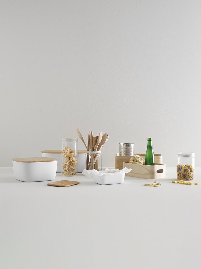 Box-it L Posoda za kruh, črna