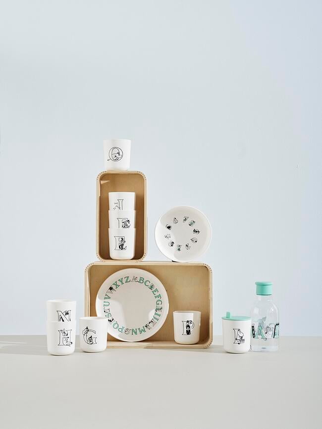 Cuenco Moomin ABC, turquesa