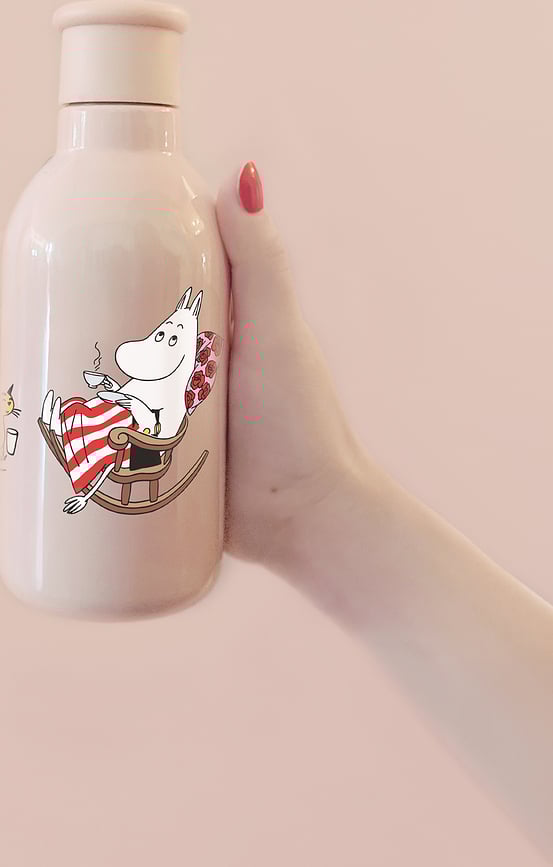 Drink-It Muminki Shooting Star Bouteille Isotherme 500 ml, sauge