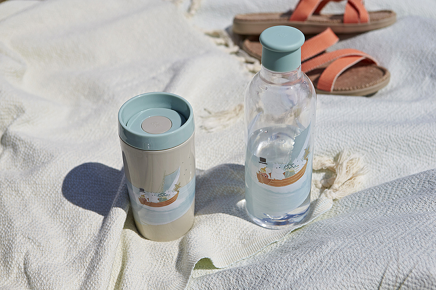 Drink-It Gourde motif Moomin, blanche