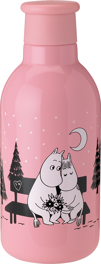 Drink-It Moomins I love you Θερμός, 500 ml, ροζ