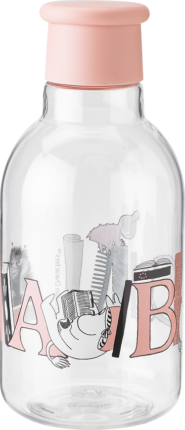 Drink-It Moomins Μπουκάλι Νερού, 500 ml, σομόν