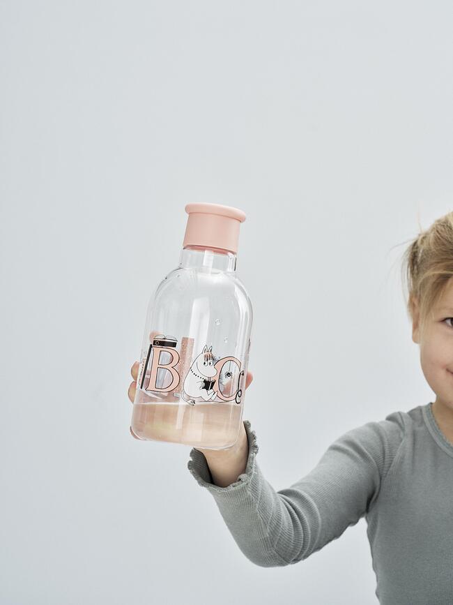 Drink-It Moomins Μπουκάλι Νερού, 500 ml, σομόν