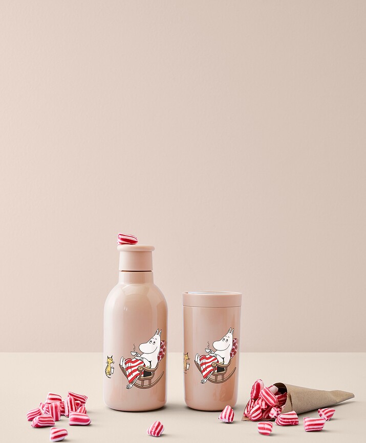 Drink-It Muminki Shooting Star Μπουκάλι Θερμός, 500 ml, πράσινο φασκόμηλο