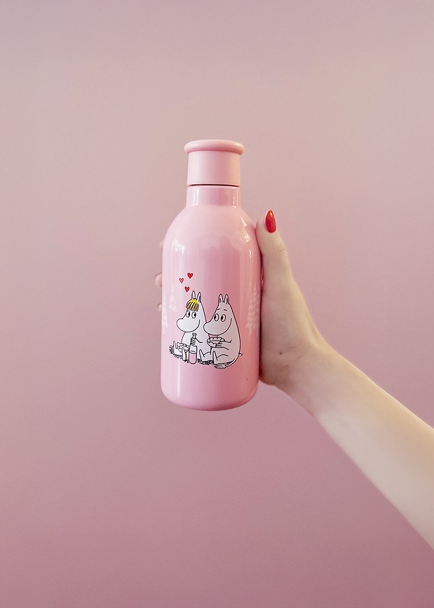 Drink-It Muminki Tea Party Θερμός ΜΠΟΥΚΑΛΙ, 500 ml, μπεζ