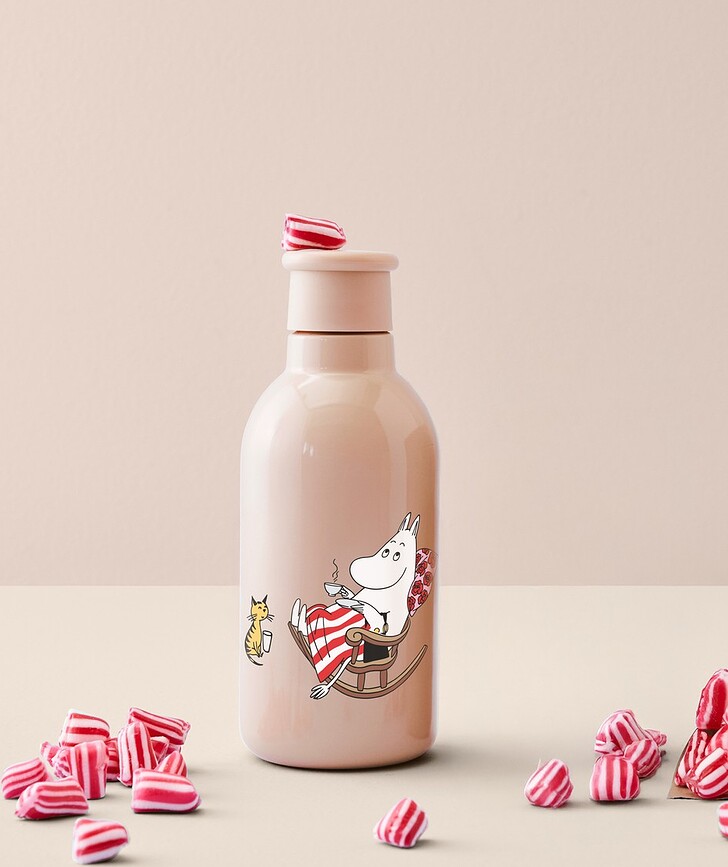 Drink-It Muminki Shooting Star Μπουκάλι Θερμός, 500 ml, πράσινο φασκόμηλο