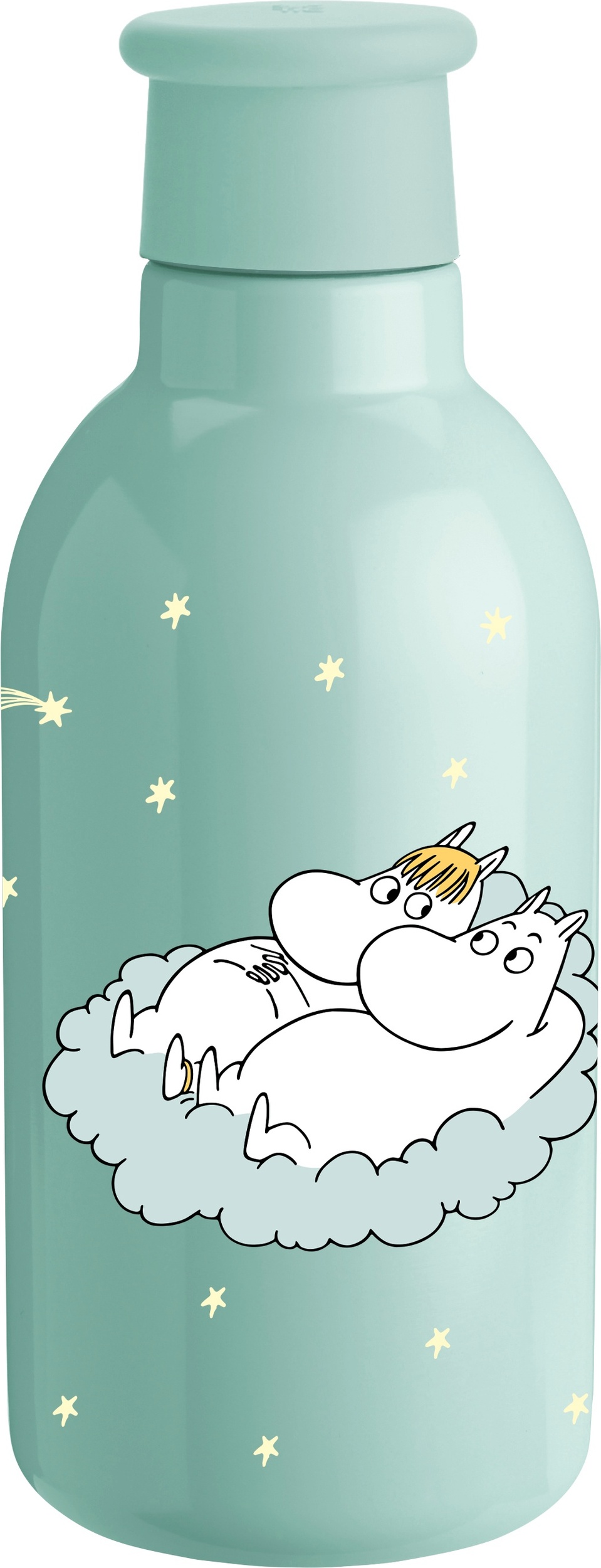 Drink-It Thermo-Flasche 500 ml Mumin-Sternschnuppe salbeigrün