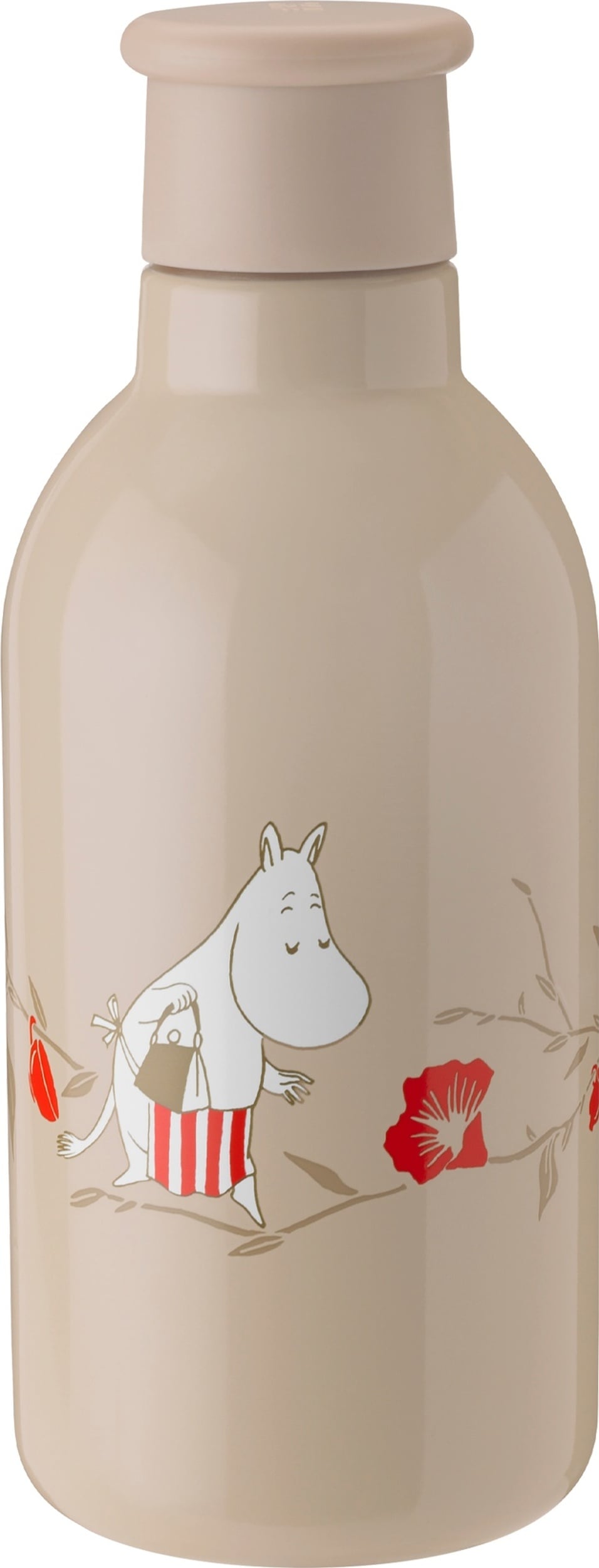 Drink-It Thermo-Flasche 500 ml Mumins Tee-Party beige