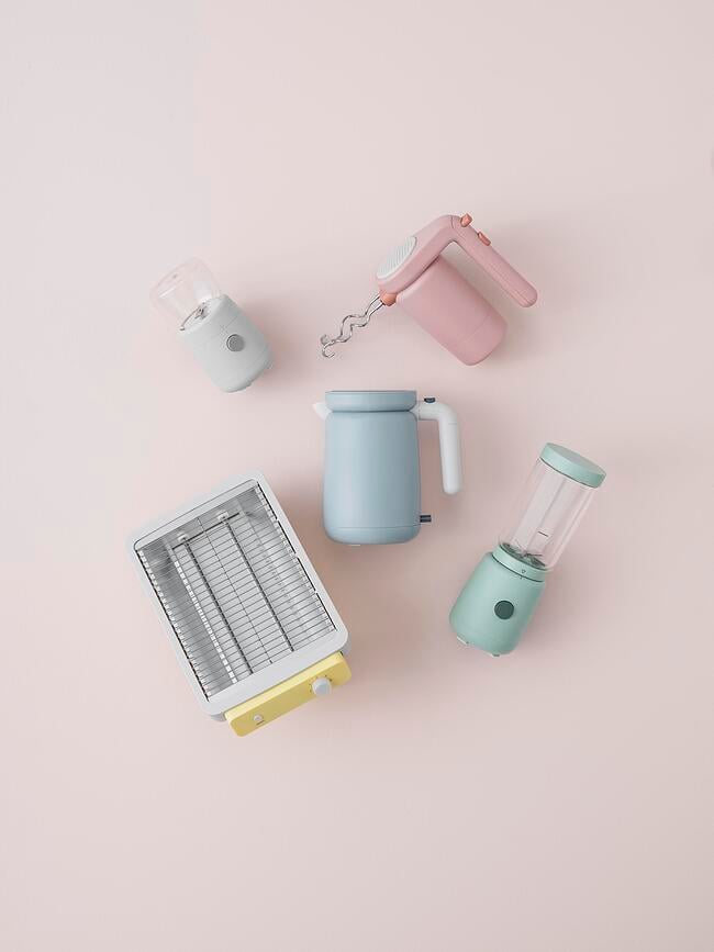 Foodie Batteur à Main, rose