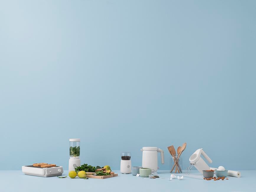 Foodie Kuhalo za vodu električno plavo