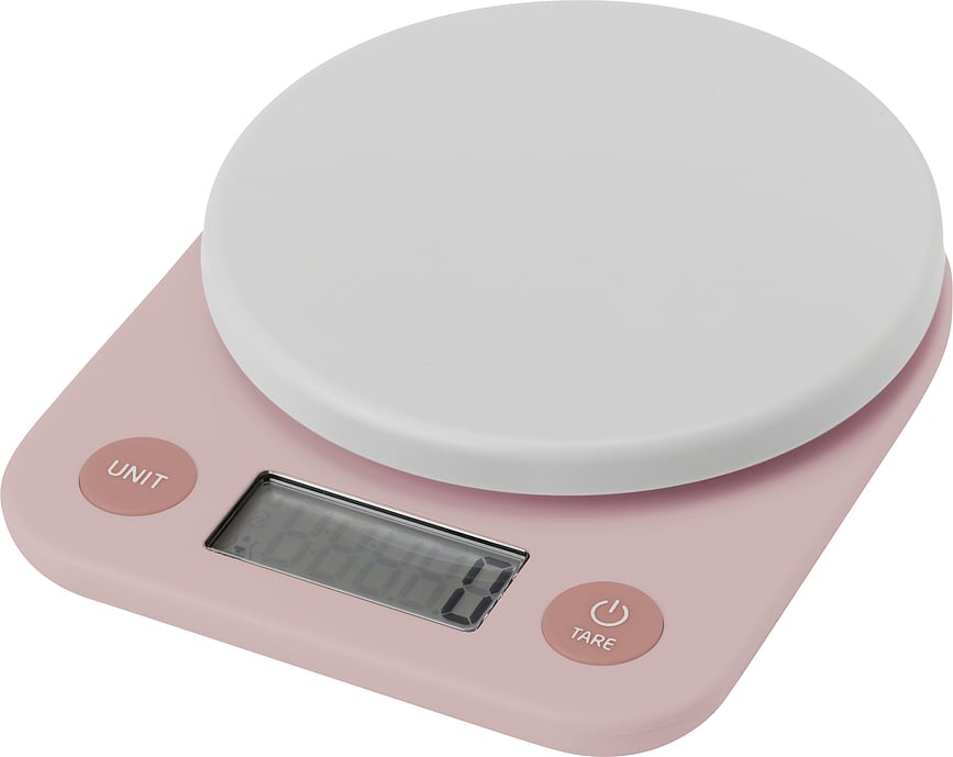 Foodie Ζυγαριά Κουζίνας, ανοιχτό ροζ