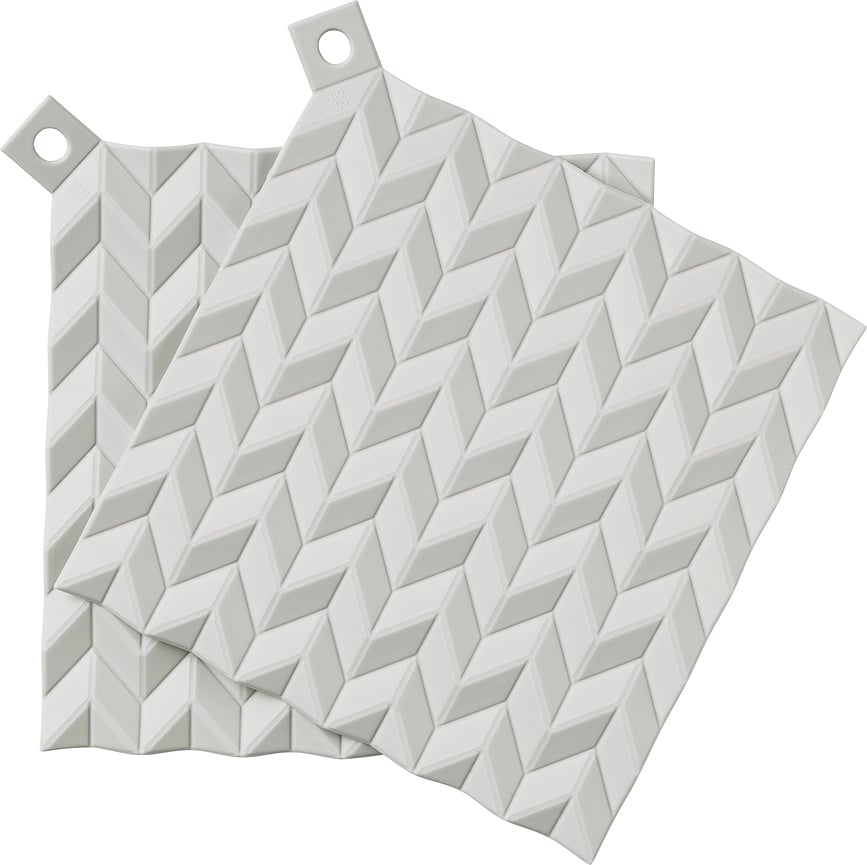 Hold-on Sous-plats, gris clair, Lot de 2