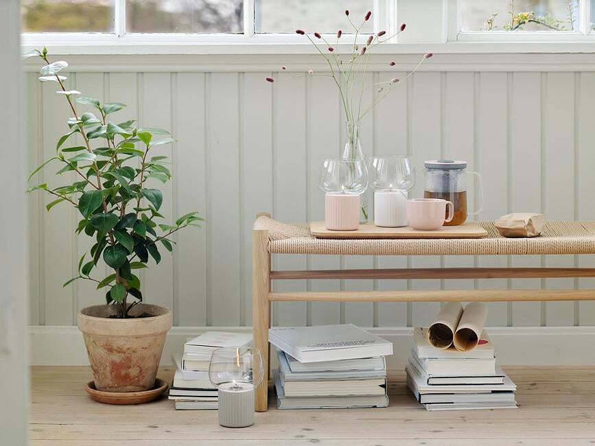 Hygge Lampe à huile, blanche