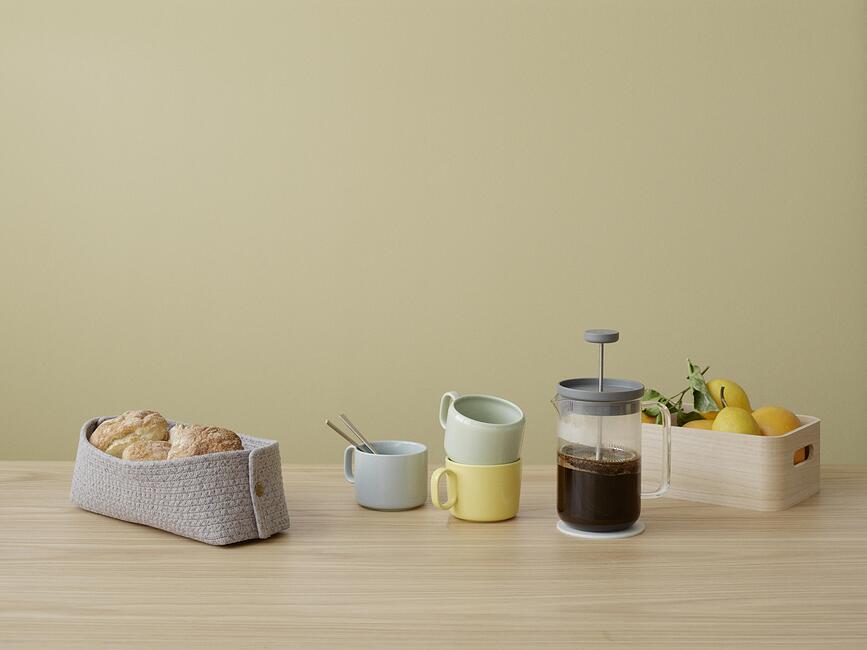 Knit It Košara za kruh ružičasta