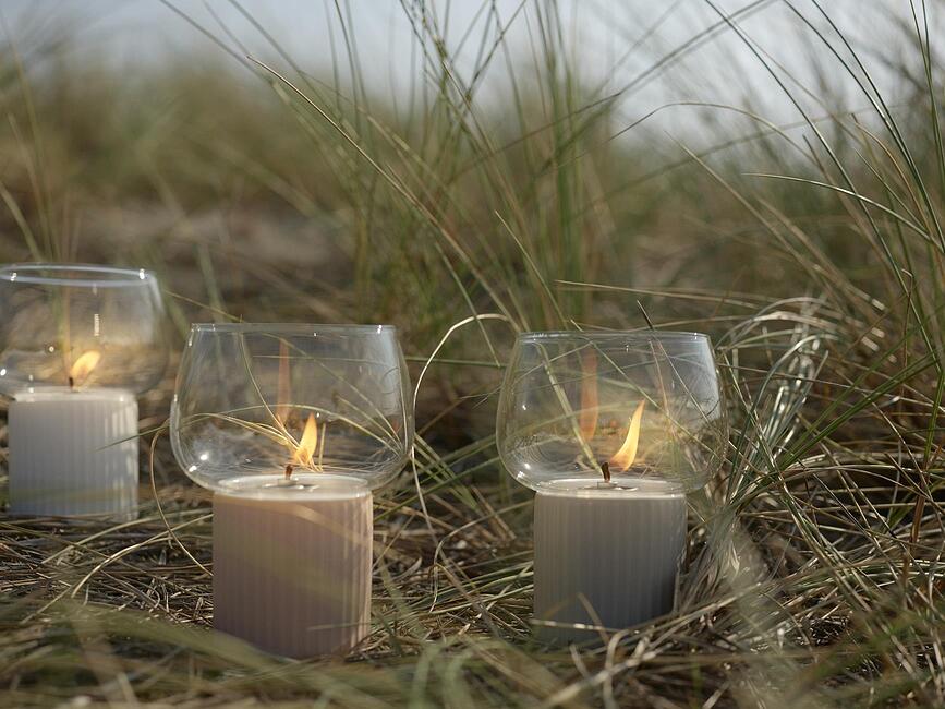 Lámpara de aceite Hygge, blanca